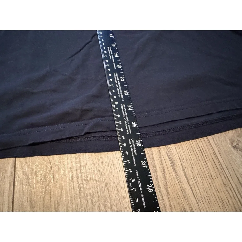 Banana Republic Mens Navy Blue Mountain Graphic T-Shirt L Cotton Short‎ Sleeve